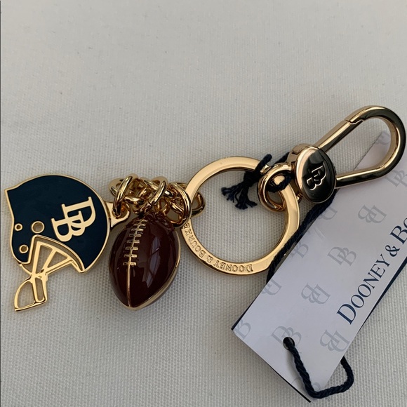 SUPER BOWL GIFT - NWT - Football Key Fob by Dooney & Bourke - Picture 3 of 4